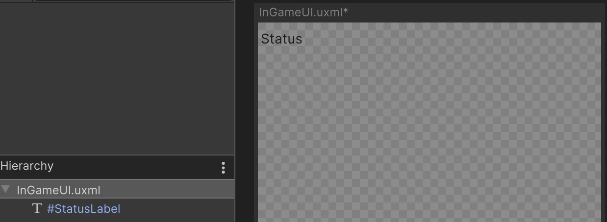 InGameUI in UI Builder